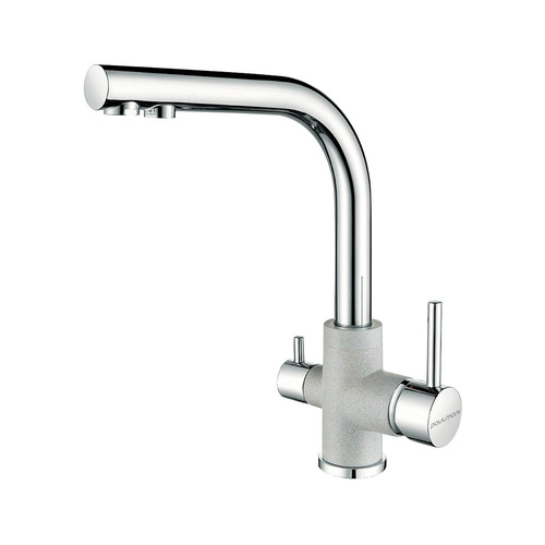Кухонный смеситель цвет серый-хром PAULMARK - Es213011-GRCR