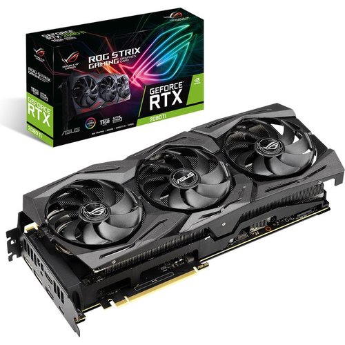 Видеокарта ASUS -  ROG-STRIX-RTX2080TI-11G-GAMING
