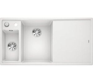Кухонная мойка BLANCO - AXIA III 6 S-F белый чаша слева доска стекло (524672)