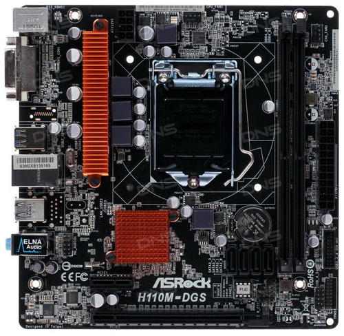 Материнская плата ASROCK - H110M-DGS