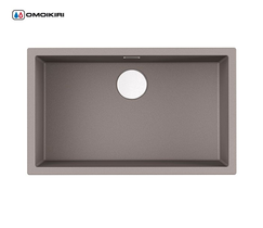 Кухонная мойка OMOIKIRI - YAMAKAWA 75 U I GR ARTCERAMIC LENINGRAD GREY 4993776