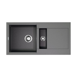 Кухонная мойка OMOIKIRI - SAKAIME 86 2 GR TETOGRANIT LENINGRAD GREY 4993560