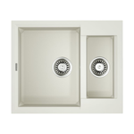 Кухонная мойка OMOIKIRI - SAKAIME 60 2 WH TETOGRANIT белый 4993911