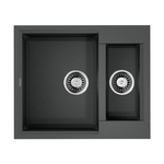 Кухонная мойка OMOIKIRI - SAKAIME 60 2 PL TETOGRANIT платина 4993915