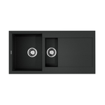 Кухонная мойка OMOIKIRI - SAKAIME 100 2 BL TETOGRANIT черный 4993892