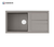 Кухонная мойка OMOIKIRI - KITAGAWA 100 GR ARTCERAMIC LENINGRAD GREY 4993788
