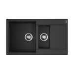 Кухонная мойка OMOIKIRI - DAISEN 86 2 BL ARTGRANIT черный 4993477