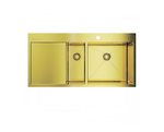 Кухонная мойка OMOIKIRI - AKISAME 100 2 R LG золото 4973090