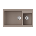 Кухонная мойка OMOIKIRI - TEDORI 86 2 LB SA TETOGRANIT бежевый 4993934
