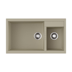 Кухонная мойка OMOIKIRI - TEDORI 86 2 LB BE TETOGRANIT ваниль 4993933