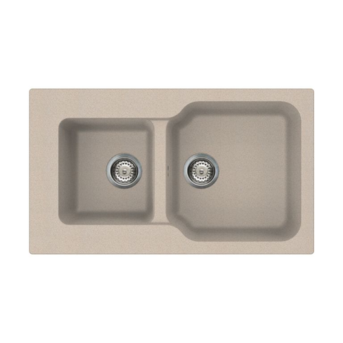 Кухонная мойка OMOIKIRI - MARU 86 2 SA TETOGRANIT бежевый 4993286