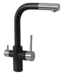 Кухонный смеситель FLORENTINA - Кристалл FL Антрацит