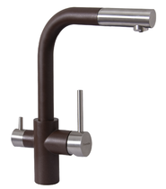 Кухонный смеситель FLORENTINA - Кристалл FL Мокко