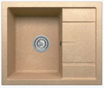 Кухонная мойка кварц TOLERO - R-107 бежевый