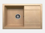 Кухонная мойка кварц TOLERO - R-112 бежевый