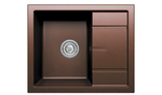 Кухонная мойка кварц TOLERO - R-107 коричневый