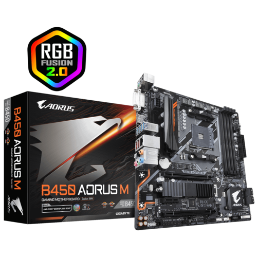 Материнская плата GIGABYTE - GA-B450 Aorus M