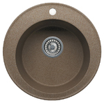 Кухонная мойка кварц TOLERO - R-108 темно бежевый