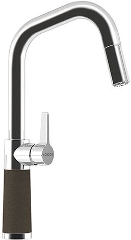 Кухонный смеситель SCHOCK - SC-530-D  Cristalite хром/мокка (710487)