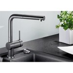 Кухонный смеситель BLANCO - Linus-S - темная скала (518813)