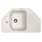 Кухонная мойка ZIGMUND-SHTAIN  - ECKIG-800,-каменная-соль-