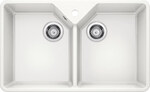 Кухонная мойка BLANCO - Villae Double керамика глянцевый белый (525164)