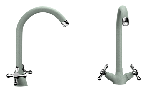 Кухонный смеситель ECOSTONE - 07 310 серый