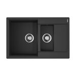 Кухонная мойка OMOIKIRI - DAISEN 78 2T BL TETOGRANIT черный 4993535