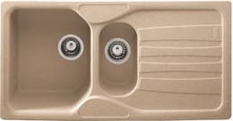 Гранитная кухонная мойка FRANKE - COG 651 3,5" эксц, обор  бежевый (114.0185.003)