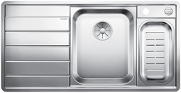 Кухонная мойка BLANCO - AXIS III 6S-IF нержсталь зеркальная полировка (522104)