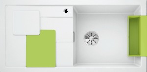 Кухонная мойка BLANCO - SITY XL 6 S белый аксессуары киви (525063)
