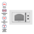 Микроволновая печь встраиваемая MAUNFELD JBMO.20.5ERWAS