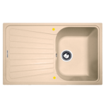 Кухонная мойка ZIGMUND-SHTAIN  - KLASSISCH-790,-топлёное-молоко-