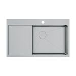 Кухонная мойка OMOIKIRI - AKISAME 86 R SIDE IN сталь 4997042