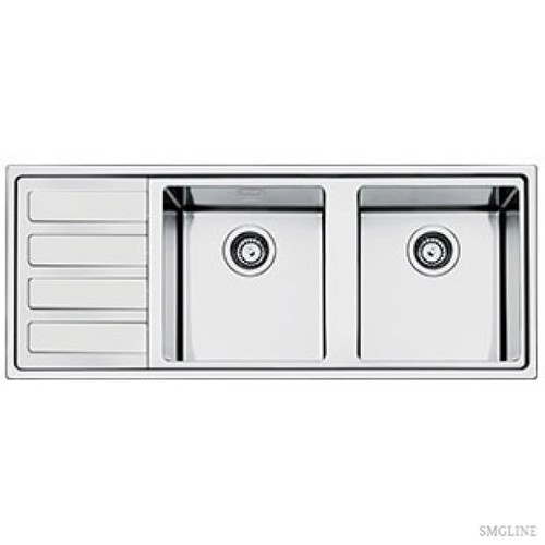 Мойка установка с бортиком 10 мм Smeg - LMN116S (доставка 4-6 недель) ID:SM011304
