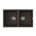 Кухонная мойка OMOIKIRI - TEDORI 86 2 DC TETOGRANIT шоколад 4993928
