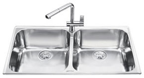 Мойка установка с бортиком 5 мм Smeg - LTS902-2 (доставка 4-6 недель) ID:SM011345