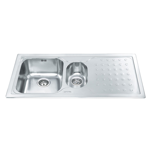 Мойка установка с бортиком 3 мм Smeg - LV100D-3 (доставка 4-6 недель) ID:SM011347