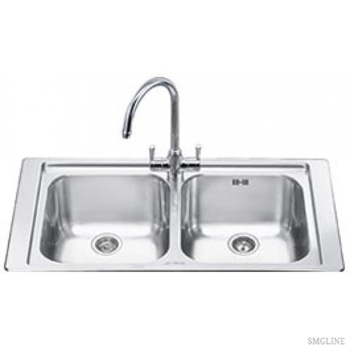 Мойка установка с бортиком 3 мм Smeg - LV95-3 (доставка 4-6 недель) ID:SM011353