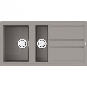 Кухонная мойка OMOIKIRI - KITAGAWA 100 2 GR ARTCERAMIC LENINGRAD GREY 4993804