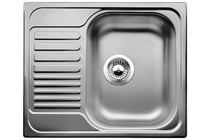 Кухонная мойка BLANCO - TIPO 45 S mini нерж сталь Декор (516525)