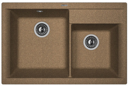 Кухонная мойка FLORENTINA - Касси 780 коричневый FS