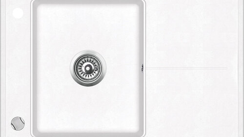 Кухонная мойка TEKA - Estela 50 B-TQ 1B 1D Marble White