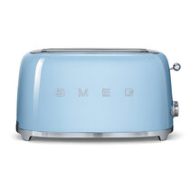 Тостер на 4 ломтика пастельный голубой SMEG - TSF02PBEU