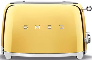 Тостер на 2 ломтика золото SMEG - TSF01GOEU