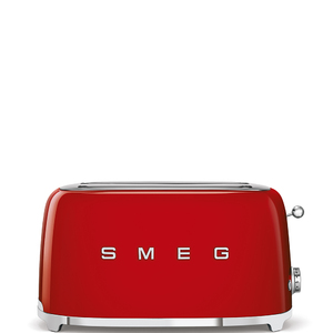 Тостер на 4 ломтика красный SMEG - TSF02RDEU