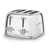 Тостер на 4 ломтика хром SMEG - TSF03SSEU