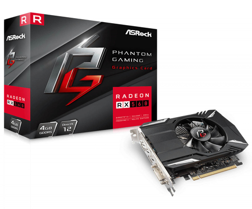 Видеокарта ASROCK - RX560 Phantom Gaming