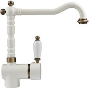 Смеситель Kuppersberg - LONDRA KG2471 WHITE/BR (доставка 4-6 недель) ID:KT011779